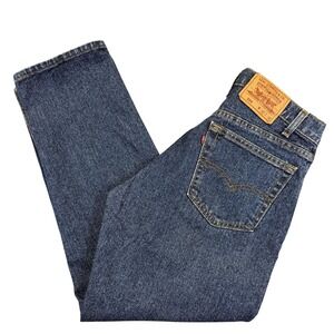 Vintage Levis 554 Jeans Mens 32x30 Blue Straight Leg 5 Denim USA 90s **30x30**